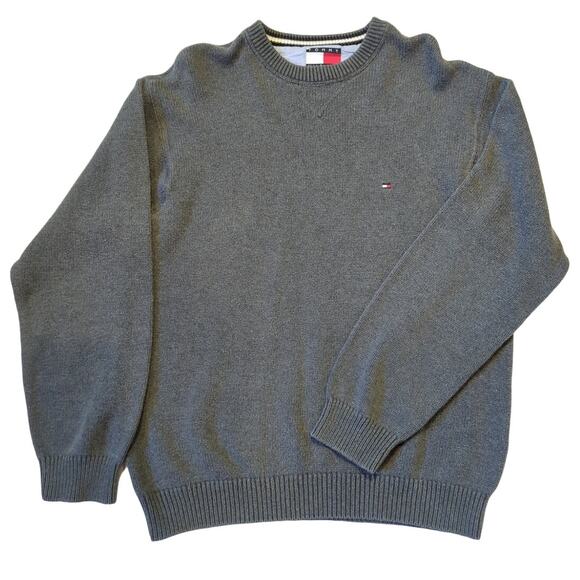Tommy Hilfiger Gray Pullover Sweater Men's Size Large - Picture 1 of 5